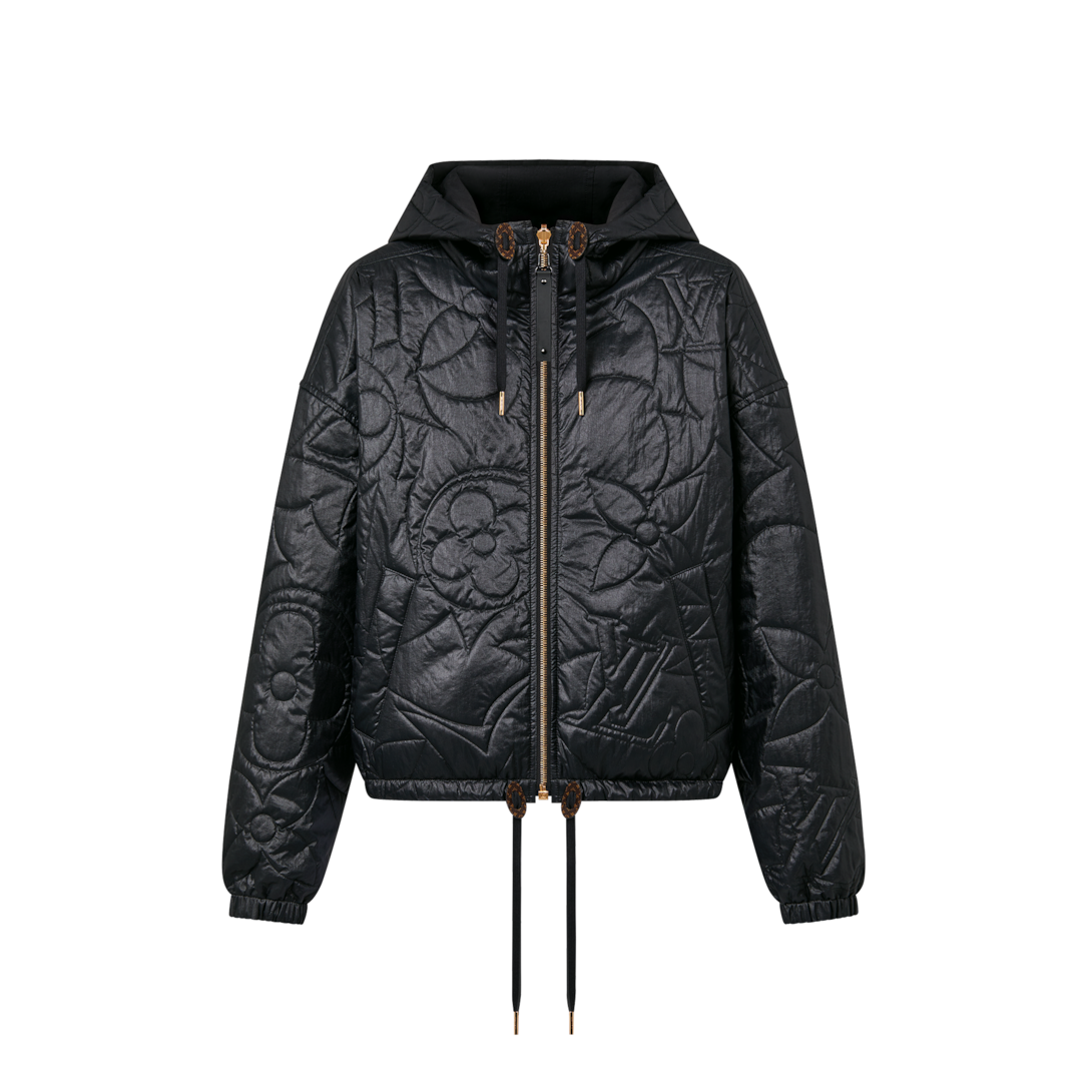 Reversible monogram best sale down jacket